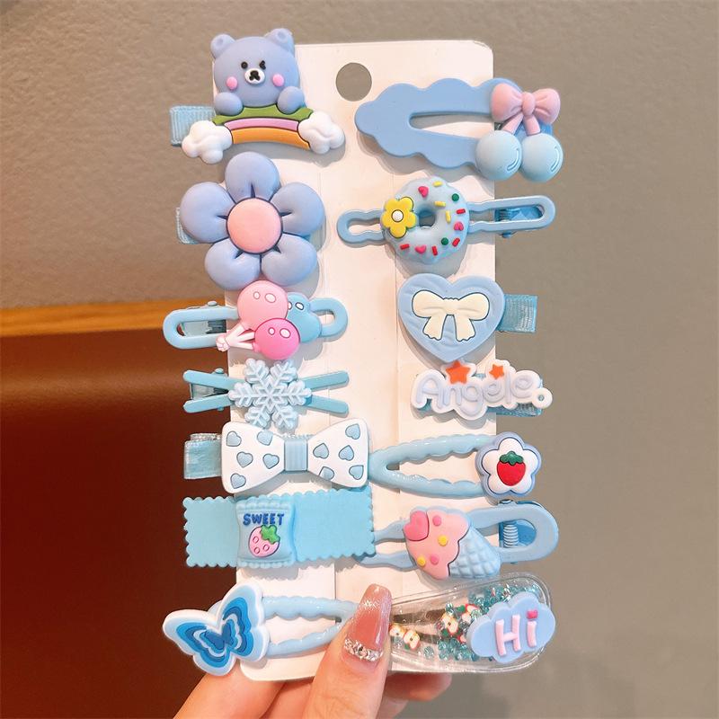 

Girl Little Hair Clips Cute Bear Hair Accessories Hair Barrettes For Baby Toddler Teens Women Kids Cute Vibrant Multi-Colored Birthday Gift