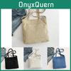 Stylish Large Capacity Corduroy Tote Bag For Women In Black Beige Blue And Khaki Colors
