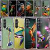 Hummingbird Phone Case for Samsung A16 A26 A36 A56 A17 A37 A57 A07 A06 A02S A03 A04S A05S Galaxy Note 20 10 A50S A71 A51 A31 A30
