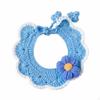 Flower Cat Soft Knit Knitted Cute & Stylish Dog Bib for Daily Wear, Photo Shoots,