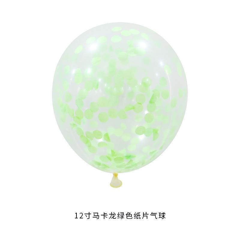 12 Inch Round Sequined Transparent Latex Balloon Birthday Wedding Opening Event Shopping Mall Decoration Party Decoration Supplies