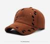 New Autumn/Winter Retro Distressed Letter Embroidery Hip Hop Duckbill Cap