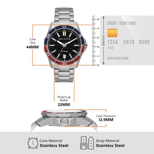 A|X Armani Exchange SPENCER AX1955 Men's Silver Watch