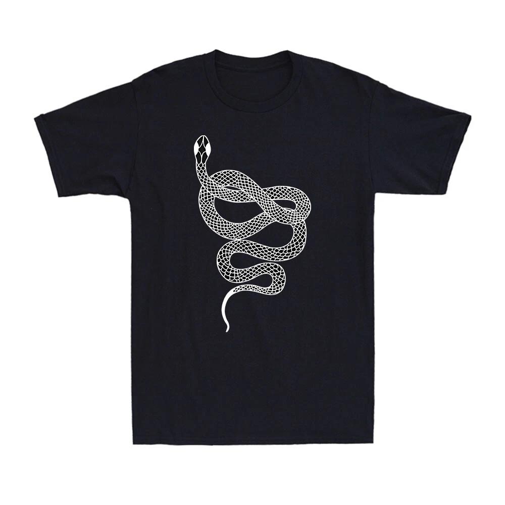 Snake Art Shirt Serpent Tattoo Graphic Animal Wildlife Men s T-Shirt M