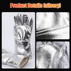 Extreme Fireproof and Heat Resistant Gloves Leather Aluminum Foil Anti-scald Gloves for Fireplace Oven Welding High-Temp Work