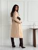 Minimalist Long-Sleeve Solid Color Wool Coat - Women's Autumn/Winter Fashion