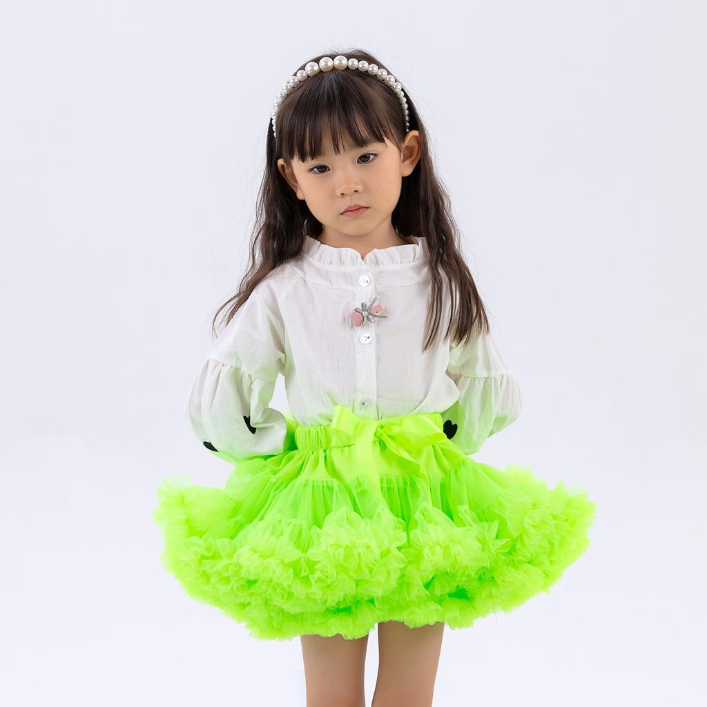 Girls Tulle Skirt Baby Children Tutu Pettiskirt Skirt Kids Fluffy Ballet Skirt Party Princess Girl Clothes
