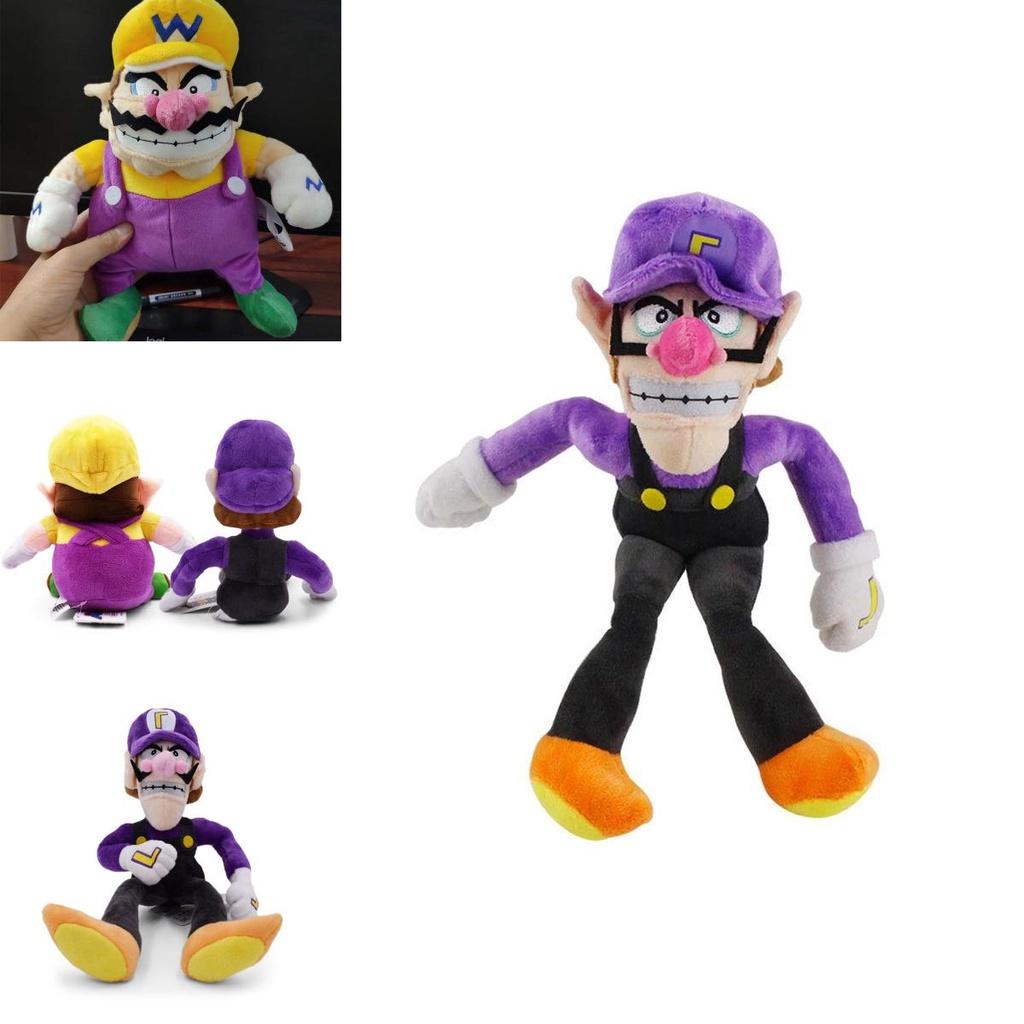 Charming Super Mario Bros Plush Dolls Wario And Waluigi Perfect For Gift Giving