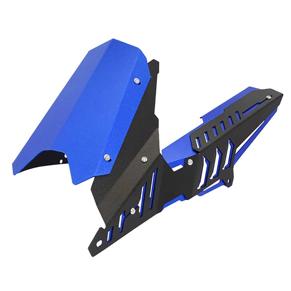 ONGMEIL Rear Fender Set Repair Plate Mudguard Tire Wheel Hugger Mud Splash Guard Fairing for Yamaha YZF R3 R25 MT03 MT-03 MT-25 (Blue)