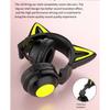 Adorable Cat Ear Wireless Earphone with Microphone Gaming Headphone Noise Cancelling Home Computer Laptop Accessory