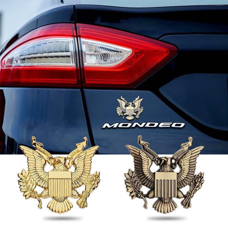 Aquila Presidente Stati Uniti Distintivo Auto Adesivi Creativi Logo Metallico Copertura Graffi Decorazione
