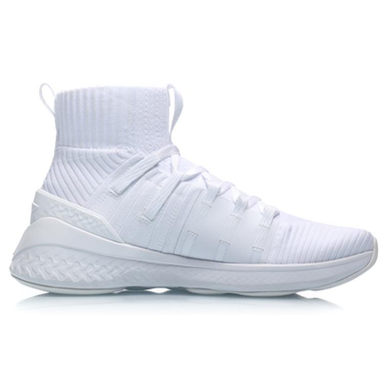 New LiNing Wujie High Top Training Shoes Men's White AFPP015-1