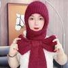 Korean Winter  Ear Protection And Neck Protection Knitted Hat For Women