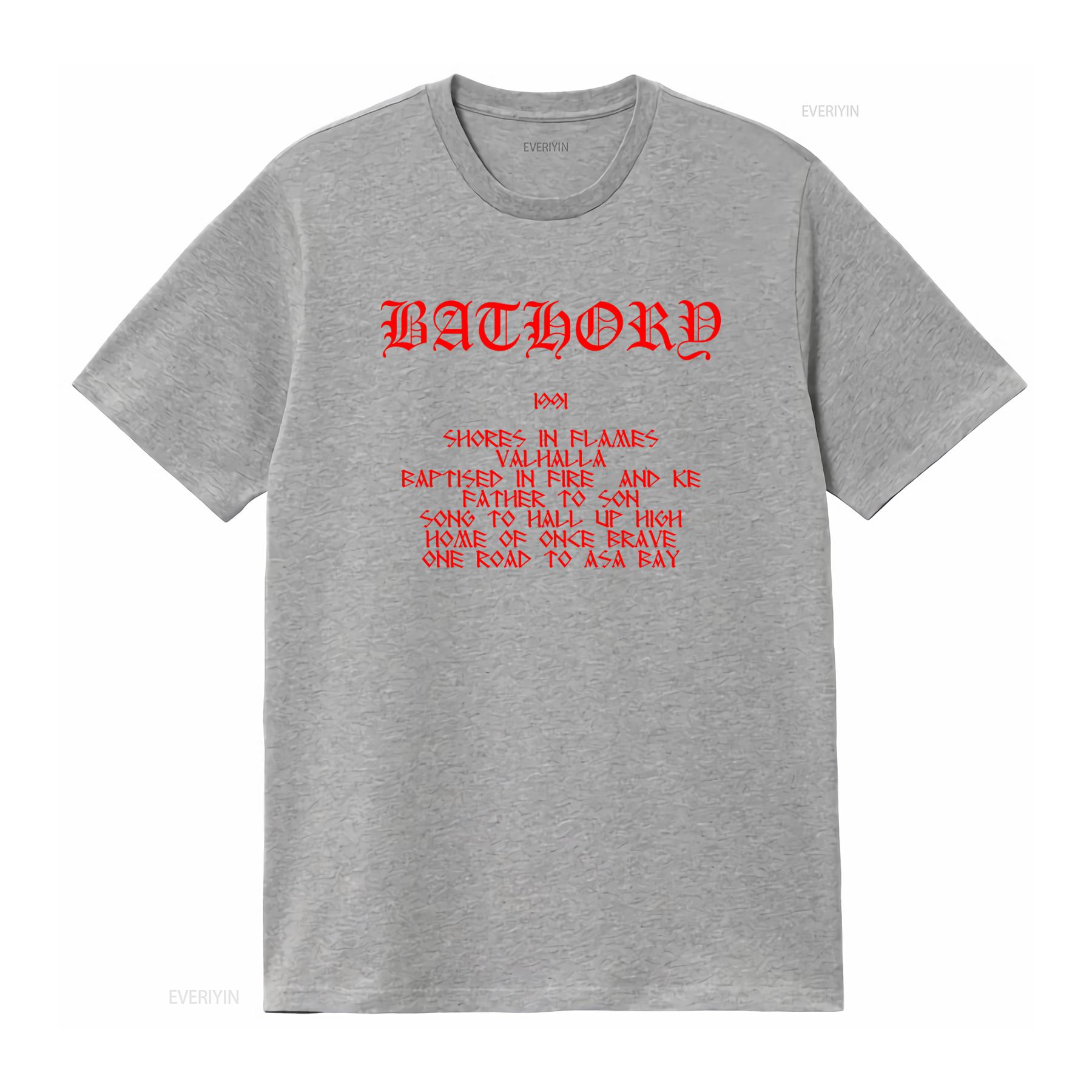 BATHORY Hammerheart T SHIRT S M L XL 2XL New Official Kings Road Merchandise Gothic Red Print Band vintage Washed S