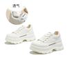 The First Layer of Cowhide Foam Sole White Shoes Women's Wula Grass Pigskin Insoles Board Shoes 2025 Autumn New Height-increasing Women's Shoes