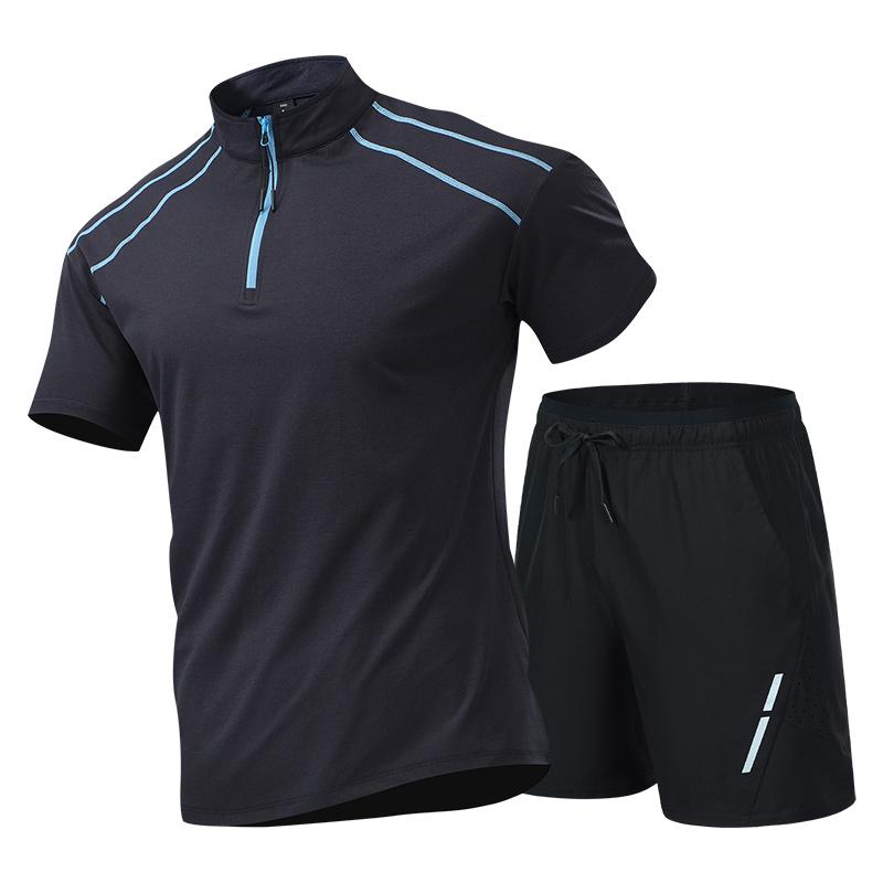 Casual Sports Suit Men's Short Sleeved Suit Men's Two-piece Set