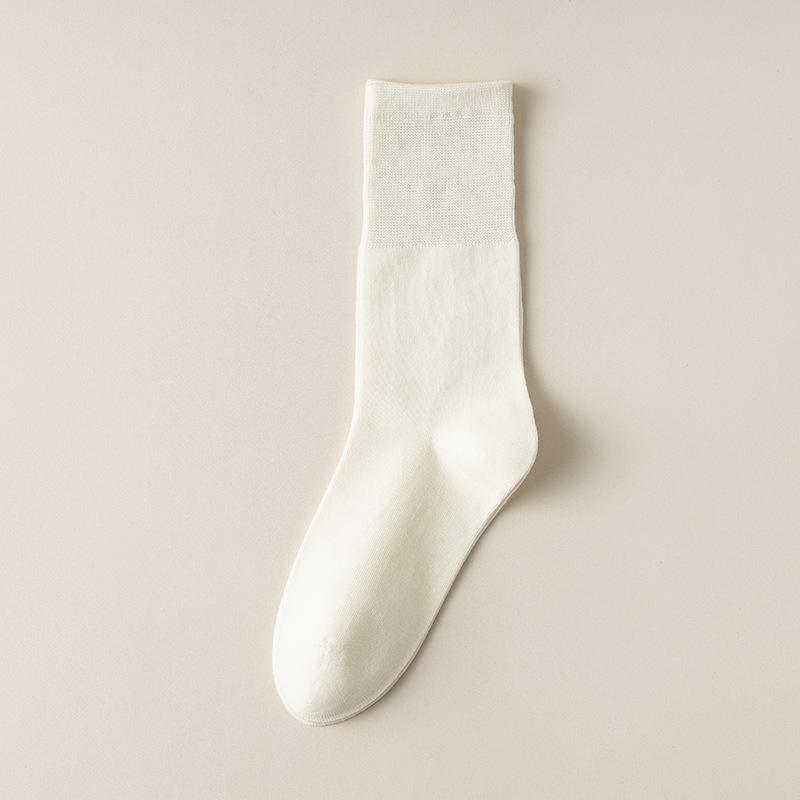 

Women s Ruffle Mid-Calf Socks: Breathable, Elastic, Sweat-Absorbent for Spring & Autumn One Size