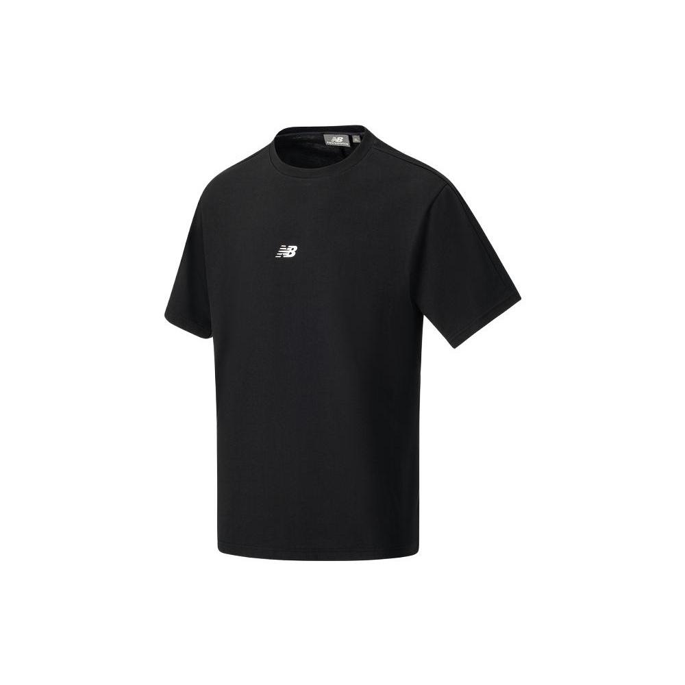 New Balance Athletics Logo-Print T-Shirt Asia Sizing Black Unisex 5ED24491-BK M