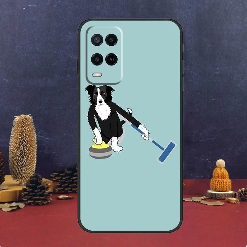Border Collie Dog Case For Oppo A5 Pro A6 A15 A18 A38 A58 A78 A98 A54 A74 A94 A17 A57 A80 A60 A40 A16 A76 A96
