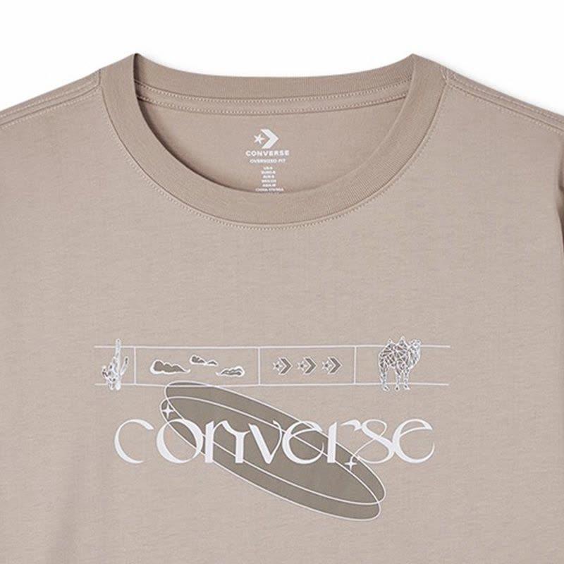 Converse Logo T-Shirt Asia Sizing 'Milk Chocolate' Men's 10024870-A02