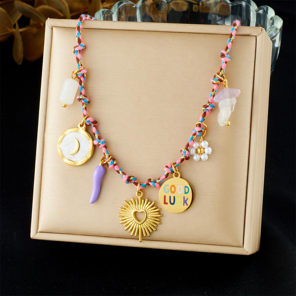 Ocean Themed Necklace for Women Starfish Shell Turtle Pendant Trendy Sea Creature Charm Jewelry