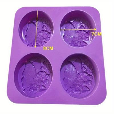 Silicone Soap Molds Butterfly Cake Mold Silicone Mold Handmade Soap Molds For Soap Makin Butterfly Flower Mold