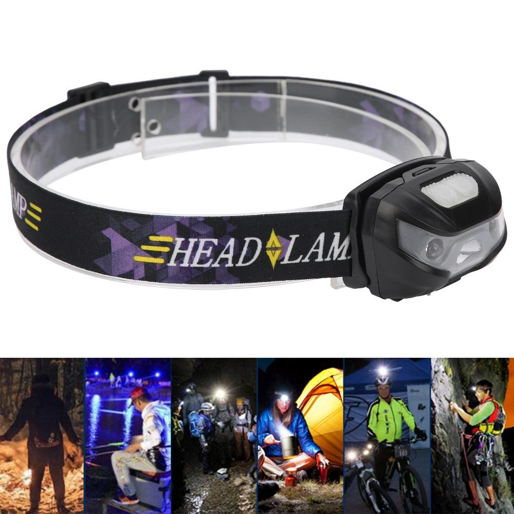 High Brightness Sensing Headlamp Waterproof Rechargeable Head Light Body Senso Portable LED Headlamp