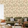 Daisy Wallpaper Beige, Cream and White for Living Room and Bedroom 50x1000
