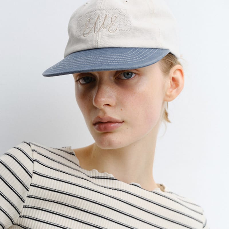 

MOHAN TVR LEVEL DYEING CAP_2COLORS IVORY&NAVY