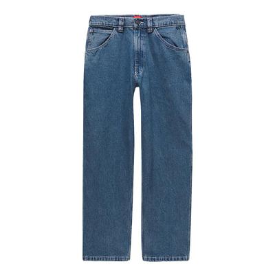 Skate Check-5 Loose Denim Pants Fashion Comfortable Trendy Simple Jeans Men Bottoms Vintage-Indigo VN000KXMAHU