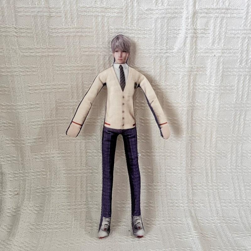 Costume Play Figure Love And Deepspace Lemurian Sea God Wire Skeleton Figure Slender Twistable Animation Design Plush-Filled Figures Present