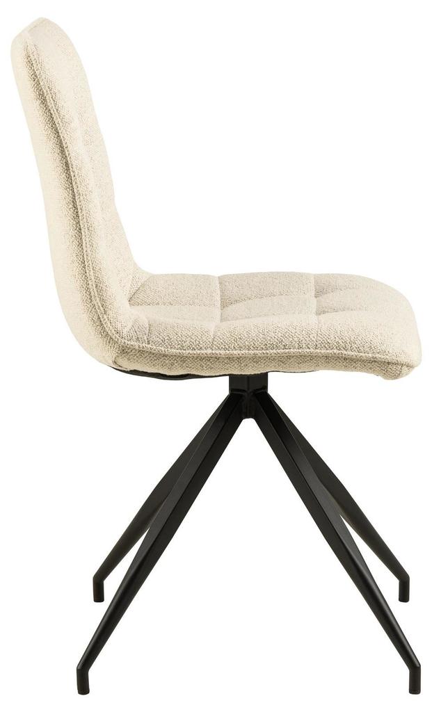 Capone CHAIR BEIGE boucle metal upholstery