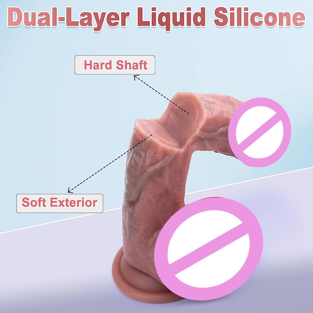 Realistische Heizung Stoßdildo G-punkt Klitoris Anal Stimulator Silikon Saugnapf Riesigen Penis Erwachsene Sex Spielzeug für Frauen Paar