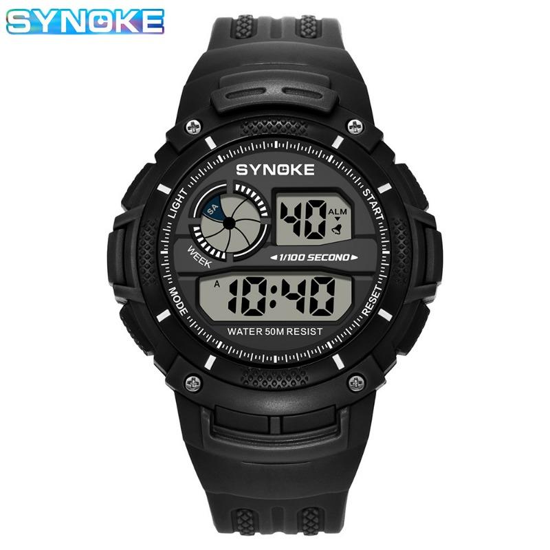 Top Brand New Men's Multi-functional Waterproof Electronic Watch for Students Fashion Sports Shock-resistant Drop-resistant Fashionable Wristwatch