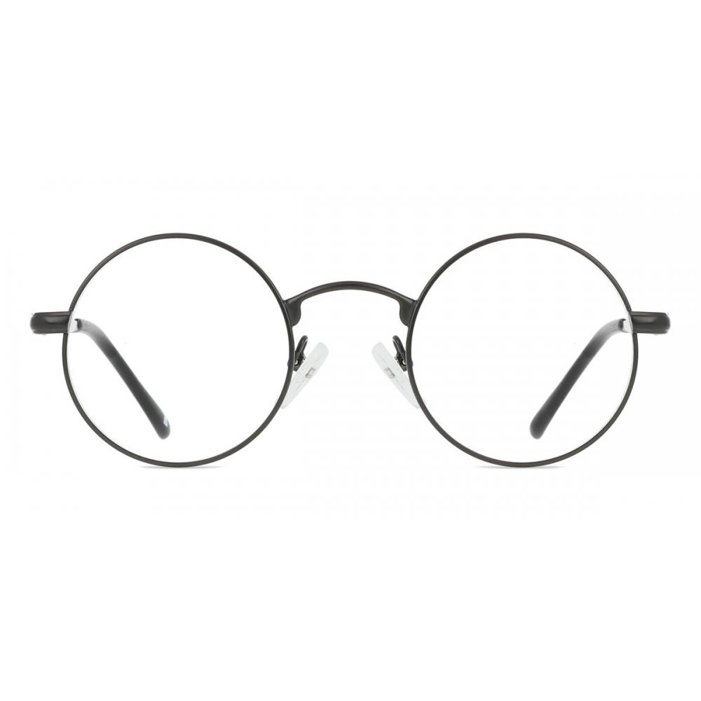 Full Rim Round Black Smartbuy Collection Scout Asian Fit M5 Fashion Unisex Eyeglasses