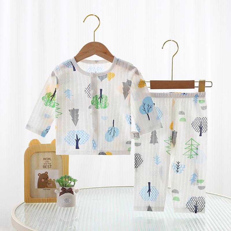 Baby Cotton Summer Sleepwear Set With Antibacterial Soft Fabric For Newborns And Infants