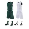 Reversible Basketball Jersey Set Kids Boys Youth Team Sport Uniform Breathable Athletic Tank Top