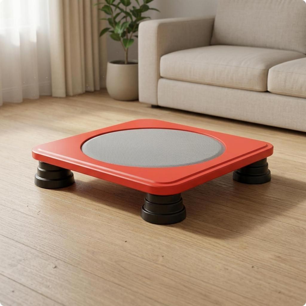 Mini-Trampolin für Kinder Tragbar Indoor Rechteckig Kinder Sprungmatte
