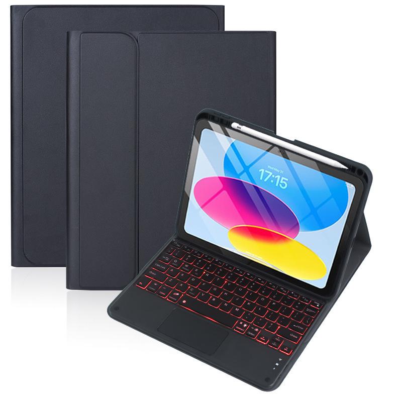 

iPad Air 11 Protective Case with Touchpad, Backlit Bluetooth Keyboard, Pen Slot, and Stand for 10th Gen A16 Tablet iPad 9.7 (Air 1/Air 2/Pro/5th/6th Gen)