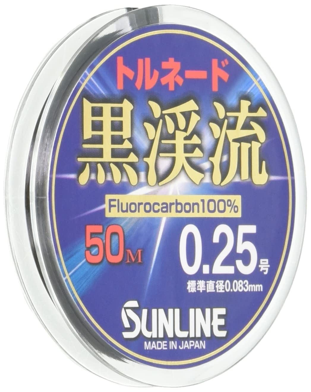 

SUNLINE Fluorocarbon Line Tornado Kurokeiryu 2 50m Black 0.25 чорний