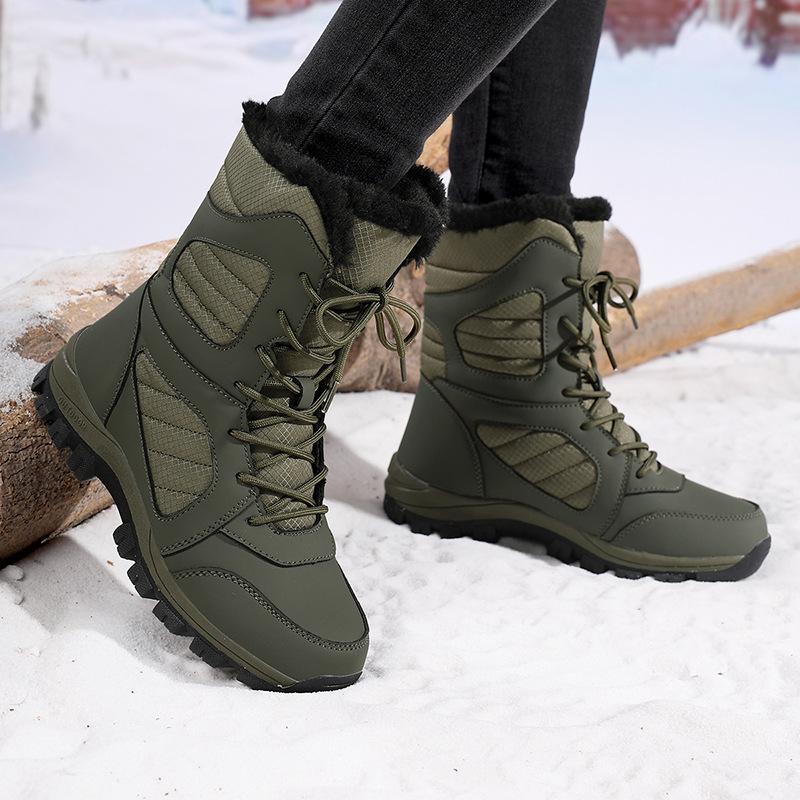 Snow boots women's shoes new velvet thickened autumn and winter short women's boots sports casual warm cotton shoes