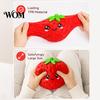 Reusable Stress Ball Cartoon Strawberry Relief Toy, Giant Squeeze Fake Shaped Fruit Sensory Fidget Toy for Home Office School