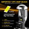 1pc H4 LED Projector Headlight Motorcycle 25W 50000LM Lens with Fan Cooling Automobile Hi Lo Beam Bulb For Haojue USR125