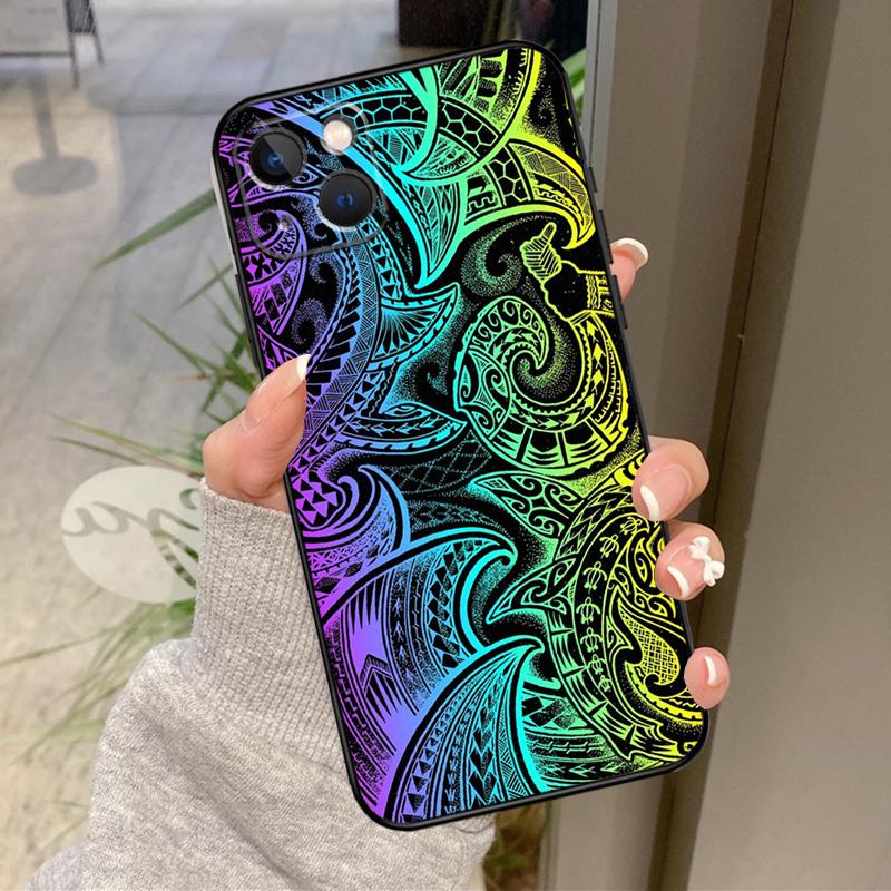 Traditional Hawaiian Island Pattern Case For iPhone 17 Pro Max 16 15 13 12 11 14 Pro Max Plus 13 12 Mini 16e 17 Air Back Cover