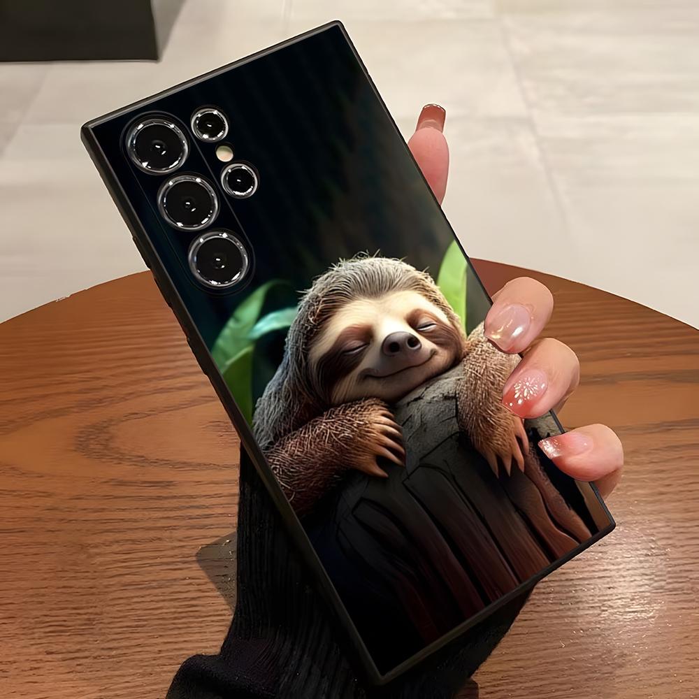 

Милый Ленивец Животные Чехол для Телефона Для S23 Samsung S24 S25 Ultra S22 S20 Fe S21 Plus Galaxy A54 A34 A24 A53 A14 Чехол Samsung s22
