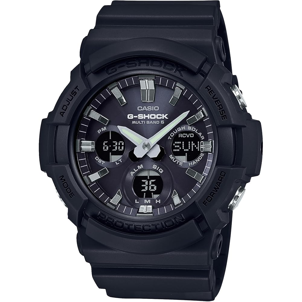 

Casio G-Shock GAW-100B-1AJF Men s Solar Radio-Controlled Watch Black