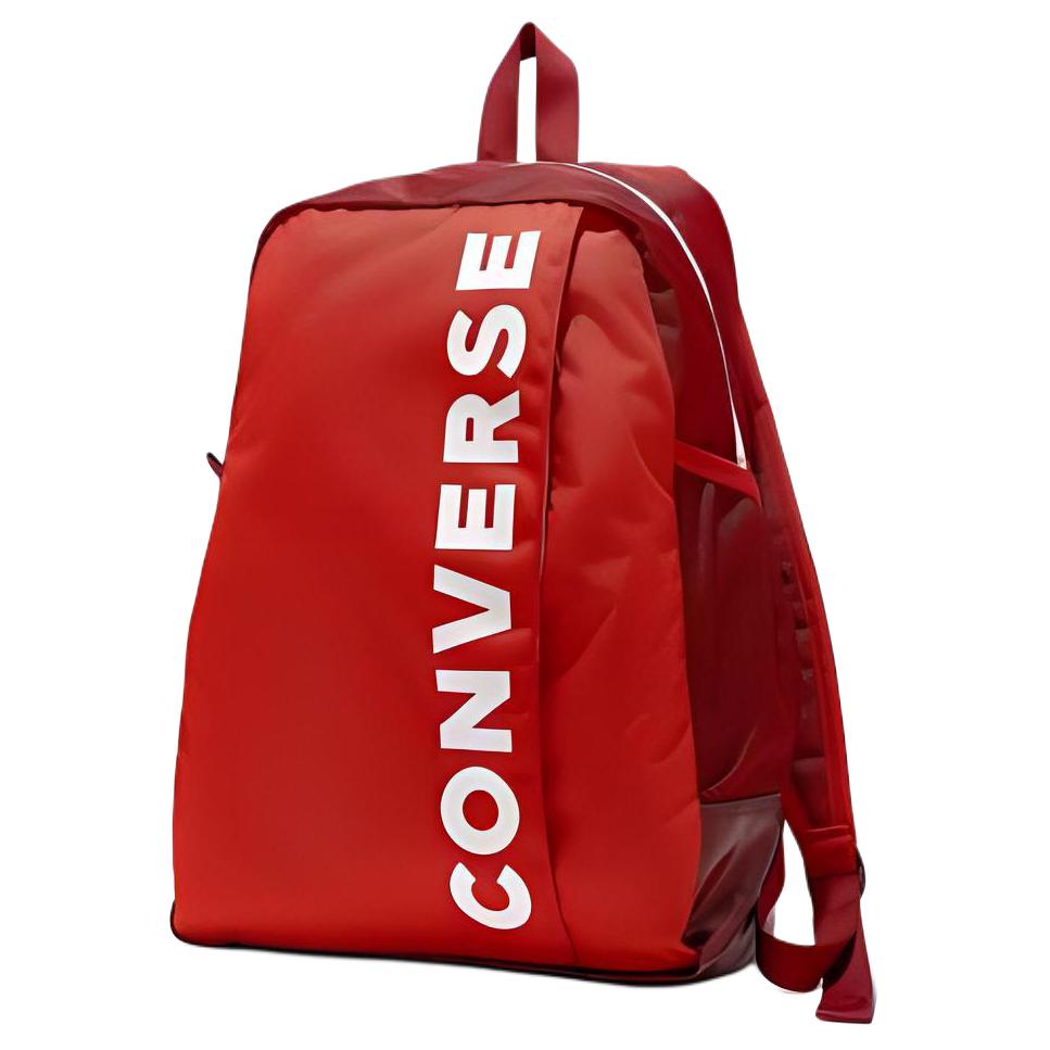 

Converse Letter Logo Print Zipper Closure Large Capacity Polyester Backpack Unisex Backpack Red 10018470-A02 Red