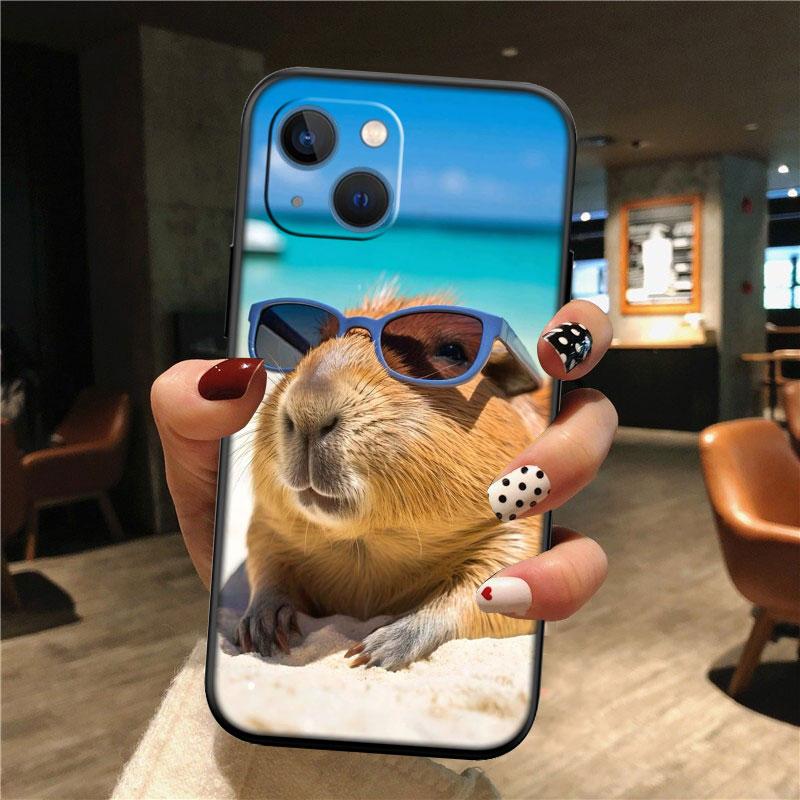 Cartoon  Capybara Cute Shell Phone Case for Samsung Galaxy Note 10 20 S23 S24 S25 Ultra FE Plus Edge Lite A02S A35 A07 A17