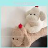 Puppy Cute Cherry Plush Cushion With Soft Cover For Decor Home