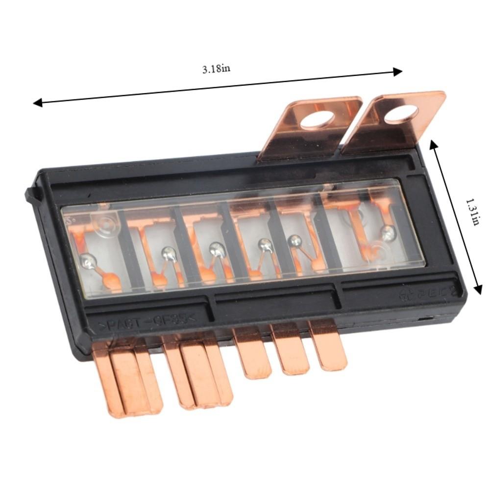 Metal Relay Fuse Box 6 Circuit Relay Fuse Holder Multi Fuse Box  Battery Main Circuit Protection